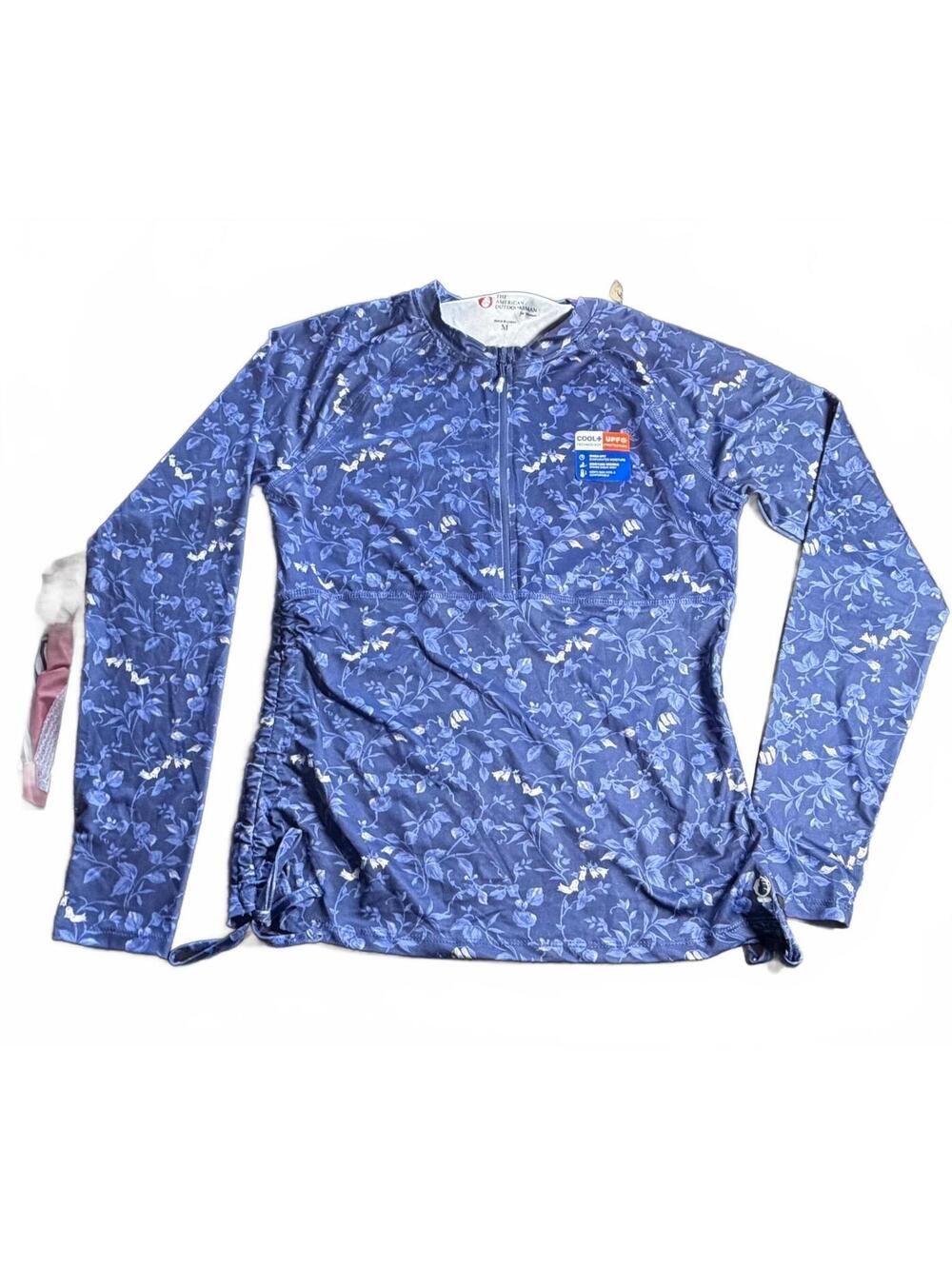The American Outdoorsman women’s UPF sun protection 1/4 zip long sleeve shirt